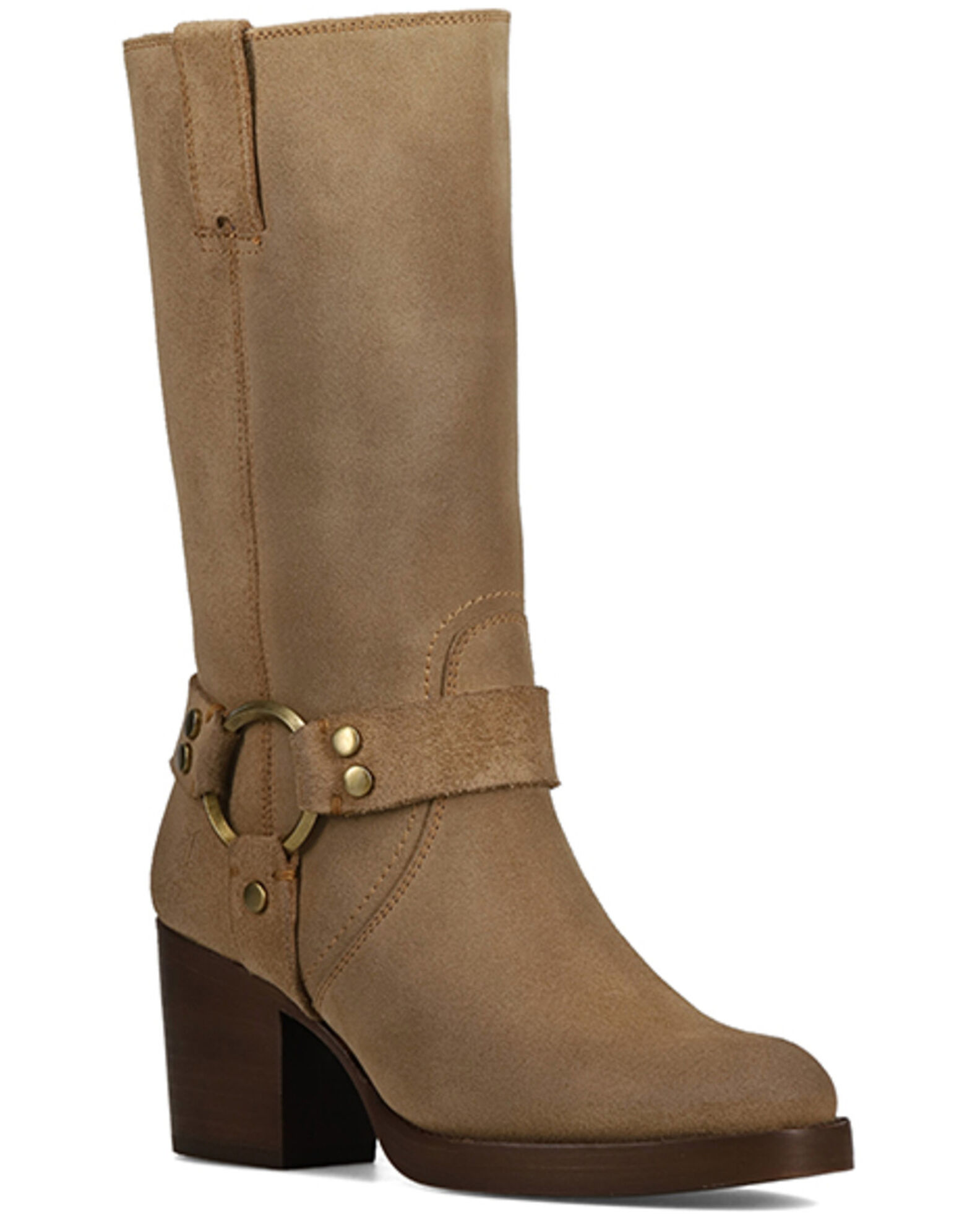 Frye Women s Jean Harness Fashion Boots Round Toe Boot Barn