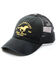Paramount Network’s Yellowstone Men's Dutton Ranch Horse Logo Mesh-Back Trucker Cap , Black, hi-res