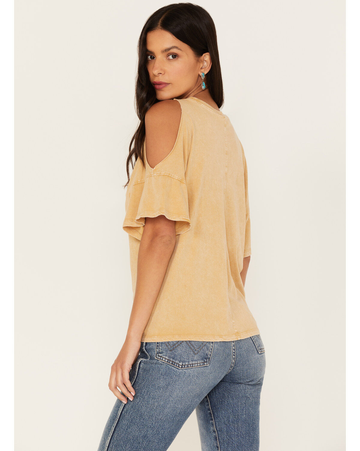 Image #4 - White Crow Women's I'll Drink To That Cold Shoulder Tee, , hi-res