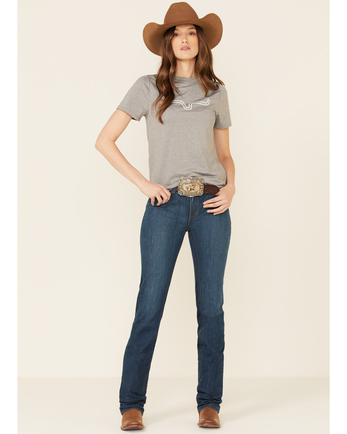 Image #4 - Kimes Ranch Women's Outlier Tech Short Sleeve Tee, Grey, hi-res