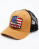 Image #1 - Cody James Men's Don't Tread On Me American Flag Patch Ball Cap , Brown, hi-res