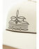 Image #2 - Ariat Women's Boot Stitch Ball Cap, Cream, hi-res