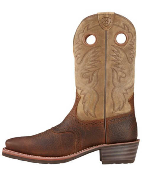 Image #3 - Ariat Men's Heritage Rough Stock Western Performance Boots - Square Toe, , hi-res