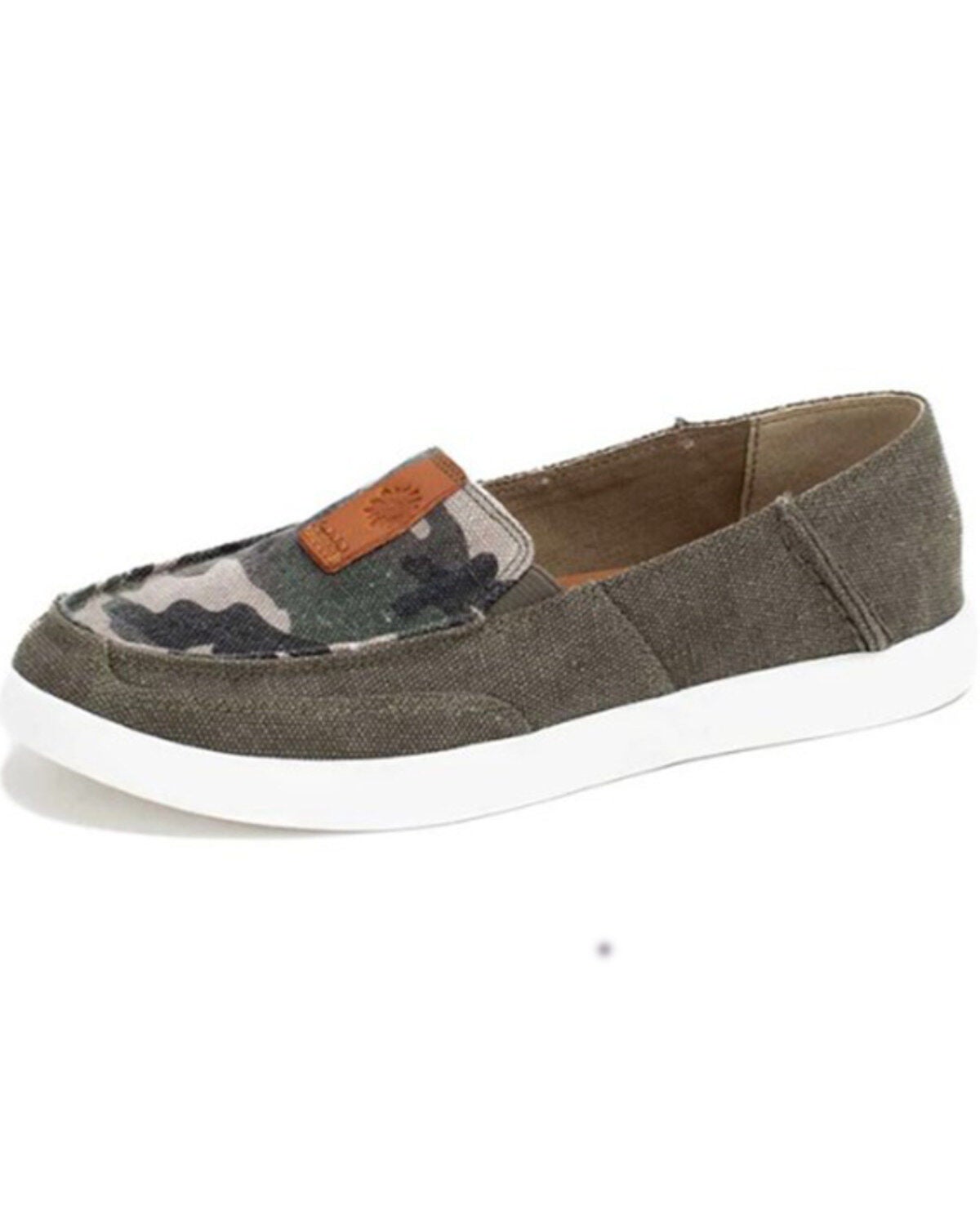 Yellow Box Women's Olevia Camo Print Slip-On Shoe, Camouflage, hi-res