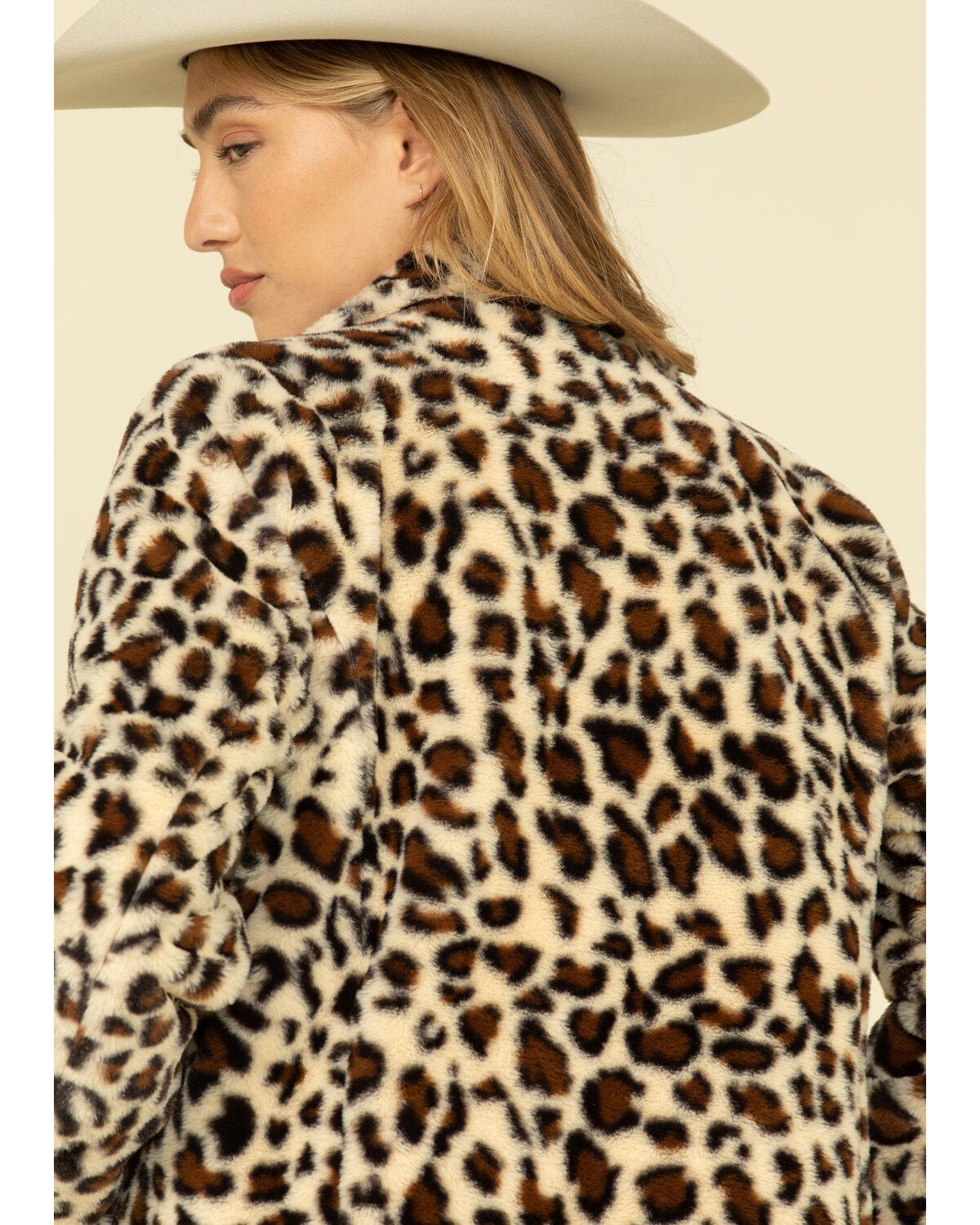 Leopard Faux Fur Long Coat | Boot Barn