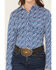 Image #3 - Ariat Women's Kirby Floral Print Long Sleeve Button-Down Stretch Western Shirt, Blue, hi-res
