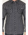 Image #3 - Cody James Men's FR Maricopa Plaid Print Long Sleeve Snap Work Shirt, Navy, hi-res