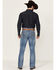 Image #3 - Rock 47 by Wrangler Men's Pine Springs Light Wash Slim Bootcut Stretch Denim Jeans, Light Wash, hi-res