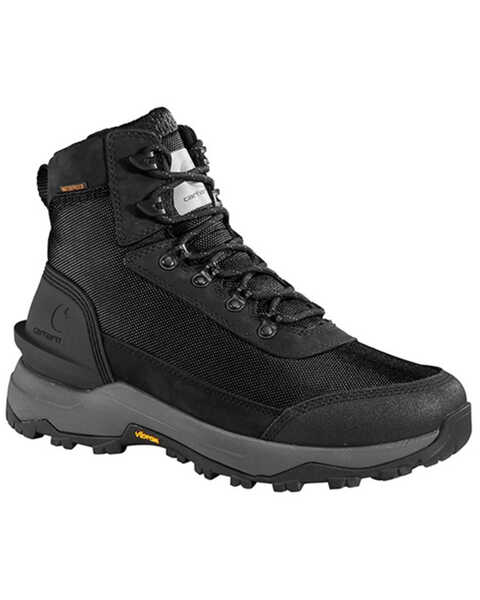 Carhartt Men's Outdoor Black 6" Lace-Up Hiker Work Boot , Black, hi-res