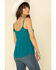 Image #3 - Shyanne Women's Teal Ruffle Beaded Cami , , hi-res