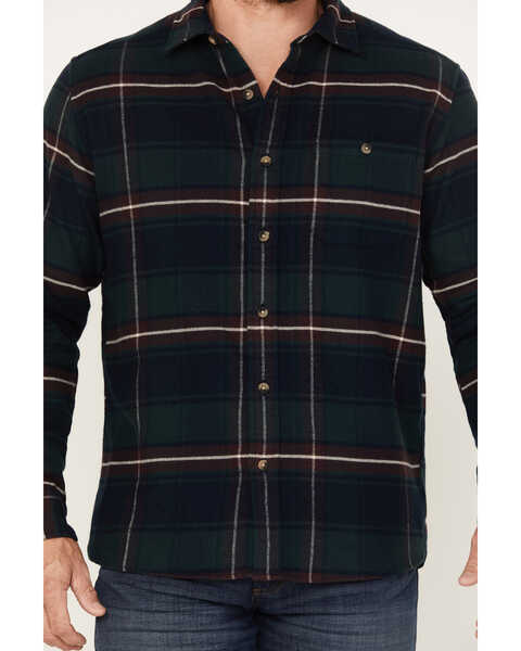 Pendleton Men's Fremont Plaid Print Long Sleeve Button Down Western Shirt, Green, hi-res