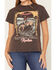 Image #3 - Wrangler Retro Women's Acid Wash Vegas Short Sleeve Graphic Tee, Black, hi-res
