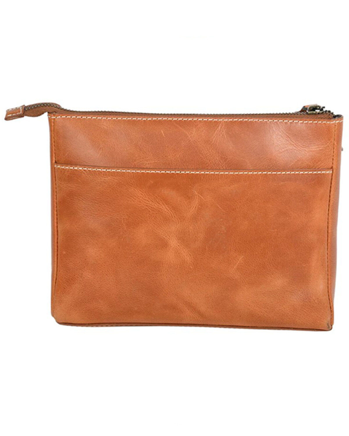 Image #2 - STS Ranchwear by Carroll Women's Cowhide Basic Bliss Lily Crossbody Bag, Black/white, hi-res