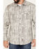 Image #3 - Wrangler Retro Men's Patchwork Print Long Sleeve Button-Down Western Shirt, Grey, hi-res
