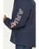 Image #3 - Ariat Men's FR Team Logo Softshell Jacket, Navy, hi-res