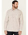 Image #1 - Moonshine Spirit Men's Tan Micro Paisley Print Long Sleeve Western Shirt, Tan, hi-res