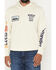 Image #3 - Wrangler X Coors Banquet Men's Logo Sleeve Hoodie, Cream, hi-res