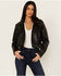 Image #1 - Cleobella Women's Baxter Leather Jacket, Black, hi-res