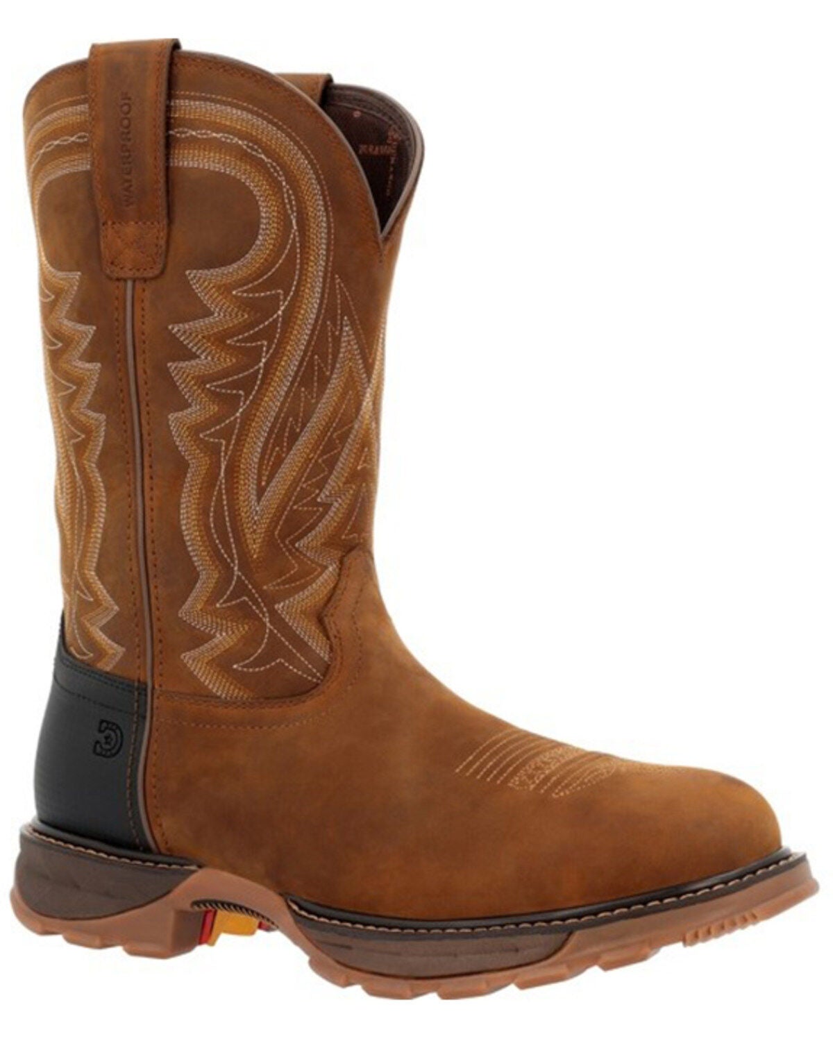 Durango Men's Maverick XP Waterproof Western Work Boots - Steel Toe, Coyote, hi-res