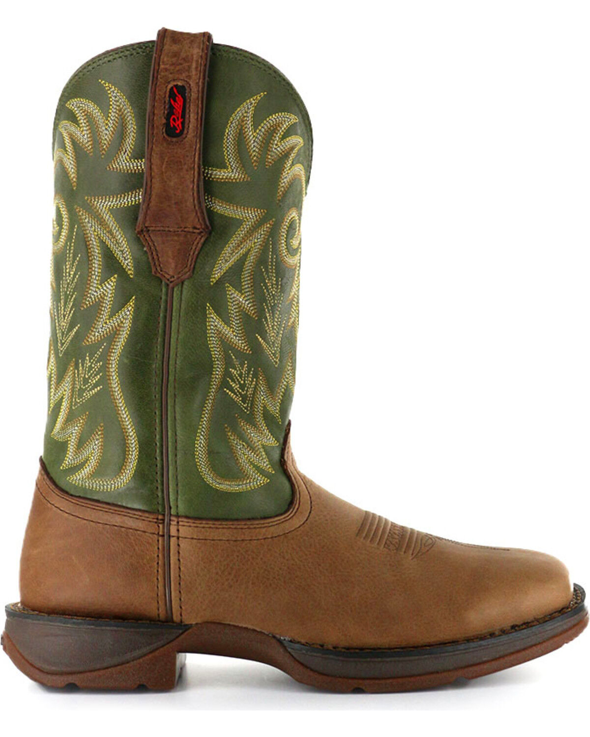Image #2 - Durango Men's Rebel Pull On Western Boots - Square Toe, , hi-res