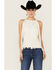 Image #1 - Idyllwind Women's Madie Faux Suede Fringe Tank, Ivory, hi-res