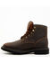 Hawx Men's Oily Crazy Horse 6" Lace-Up Soft Work Boots - Round Toe , Brown, hi-res