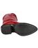 Old West Girls' Red Leather Western Boots - Pointed Toe, , hi-res