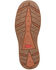 Justin Men's Rush Waterproof 6" Lace-Up Nano Non-Comp Wedge Work Boots - Moc Toe , Brown, hi-res