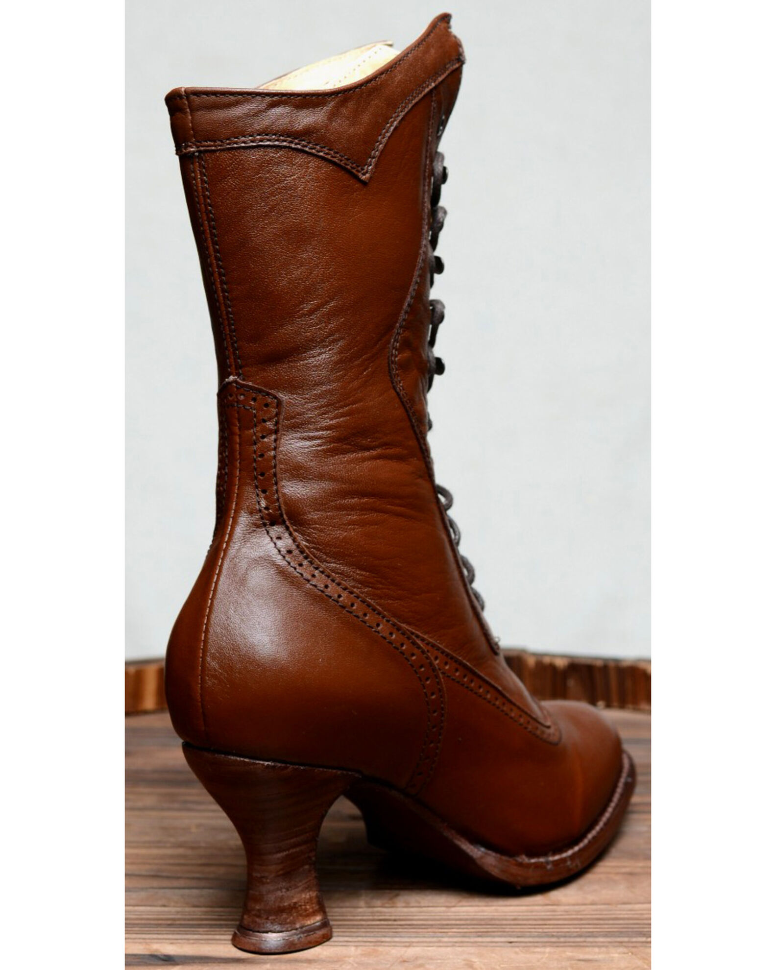 Oak Tree Farms Jasmine Cognac Boots Medium Toe Boot Barn