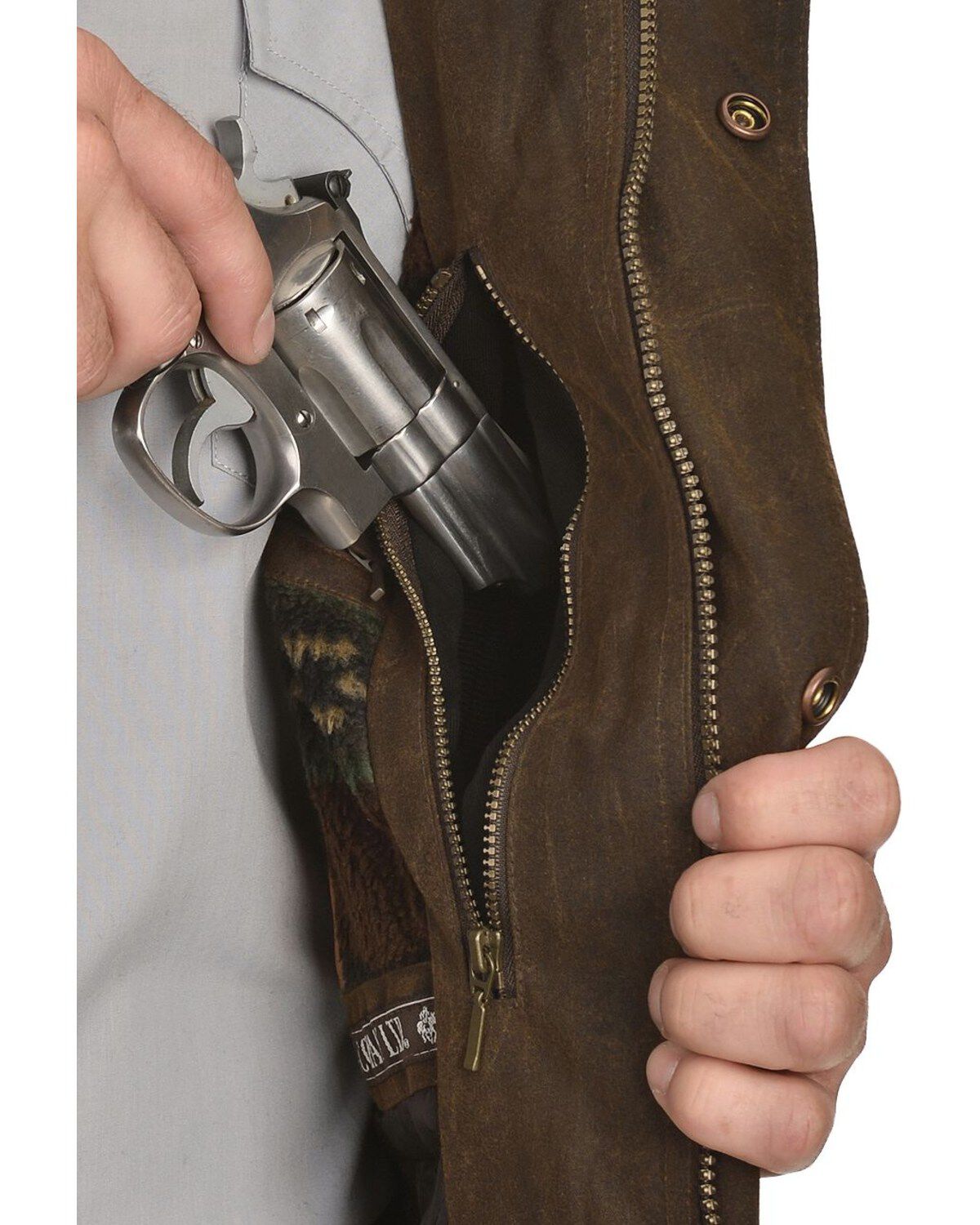 Image #2 - Outback Trading Co. Men's Magnum Vest, Bronze, hi-res