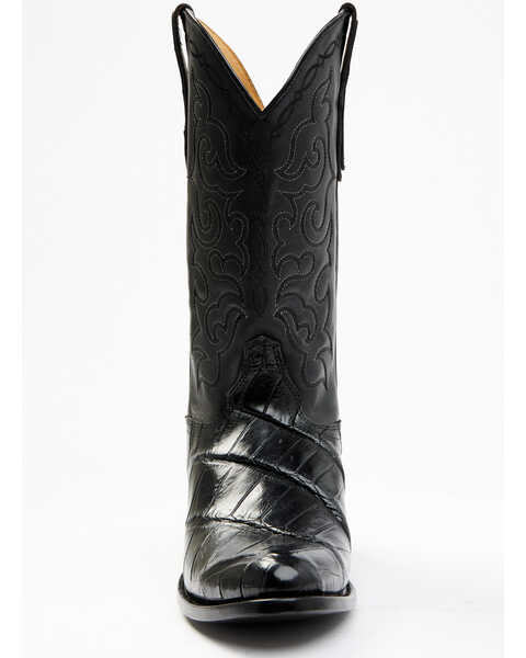 Image #4 - Cody James Men's Exotic American Alligator Western Boots - Medium Toe, Black, hi-res