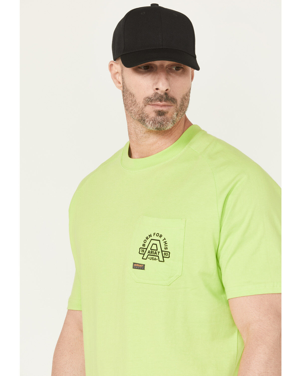 Ariat Men's Rebar Cotton Strong Hardhead Short Sleeve Work T-Shirt