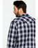 Image #5 - Cody James Men's Plainsman Heathered Plaid Long Sleeve Western Shirt , , hi-res