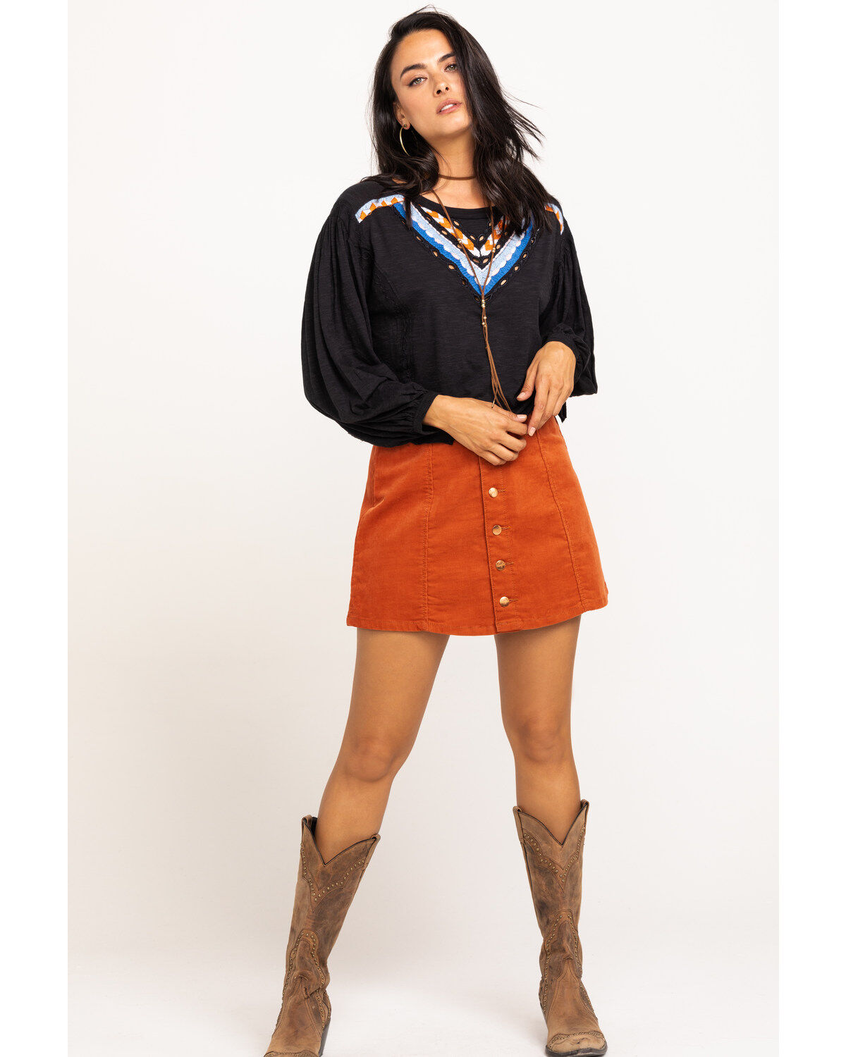 wrangler hi mini skirt