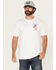 Image #1 - Riot Society Men's Merica Bear Short Sleeve Graphic T-Shirt, White, hi-res