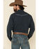 Image #3 - Rock 47 By Wrangler Men's Black Stripe Embroidered Long Sleeve Western Shirt , , hi-res