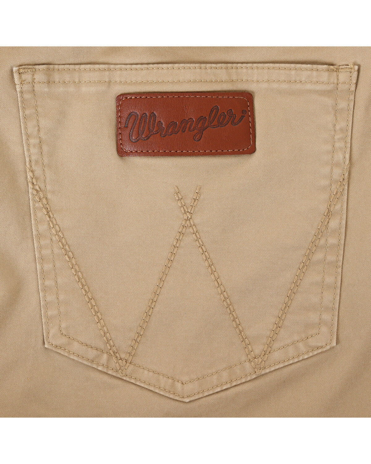 Image #6 - Wrangler Retro Men's Slim Stretch Straight Jeans, Light Brown, hi-res