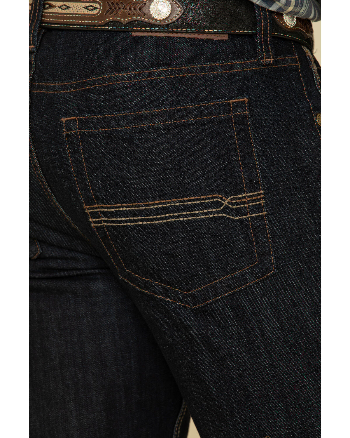 Image #3 - Cody James Men's Roadhouse Dark Rigid Relaxed Bootcut Jeans, , hi-res