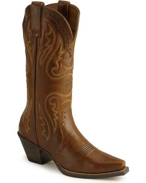 Ariat Women's Heritage Vintage Western Boots, Caramel, hi-res