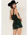 Image #2 - Show Me Your Mumu Women's Tara Sequins Crop Top, Dark Green, hi-res