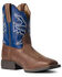 Image #1 - Ariat Boys' Sorting Pen Western Boots - Square Toe, Brown, hi-res