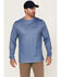 Image #1 - Columbia Men's PFG Terminal Tackle Flag Graphic Long Sleeve T-Shirt, Blue, hi-res