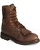 Image #1 - Ariat Waterproof Cascade H20 8" Lace-Up Work Boots - Round Soft Toe, Sunshine, hi-res