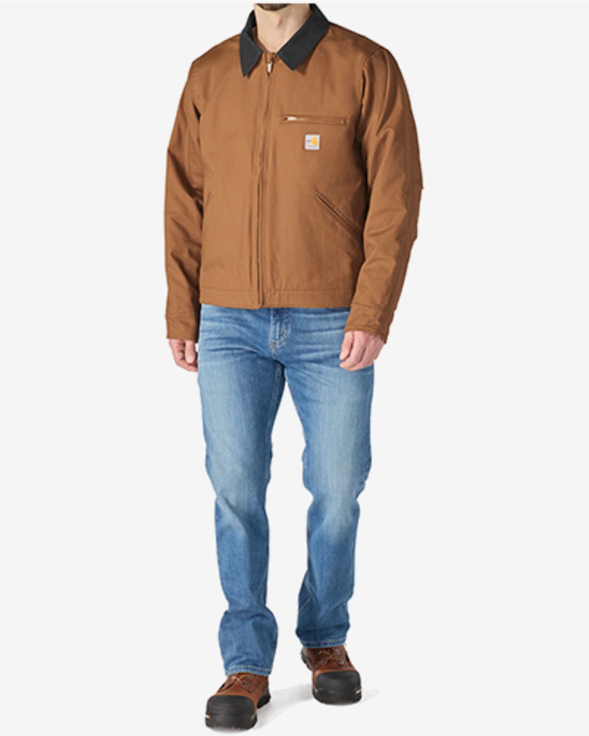 Image #1 - Carhartt Men's.FR Rigby Detroit Jacket, Brown, hi-res