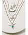 Image #1 - Shyanne Women's Wild Soul Layered Multi Charm Jewelry Set -2 Piece, Silver, hi-res