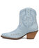 Image #3 - Dingo Women's Precious Western Booties - Snip Toe, Blue, hi-res
