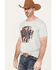 Image #2 - Cody James Men's Forged Short Sleeve Graphic T-Shirt, Light Grey, hi-res