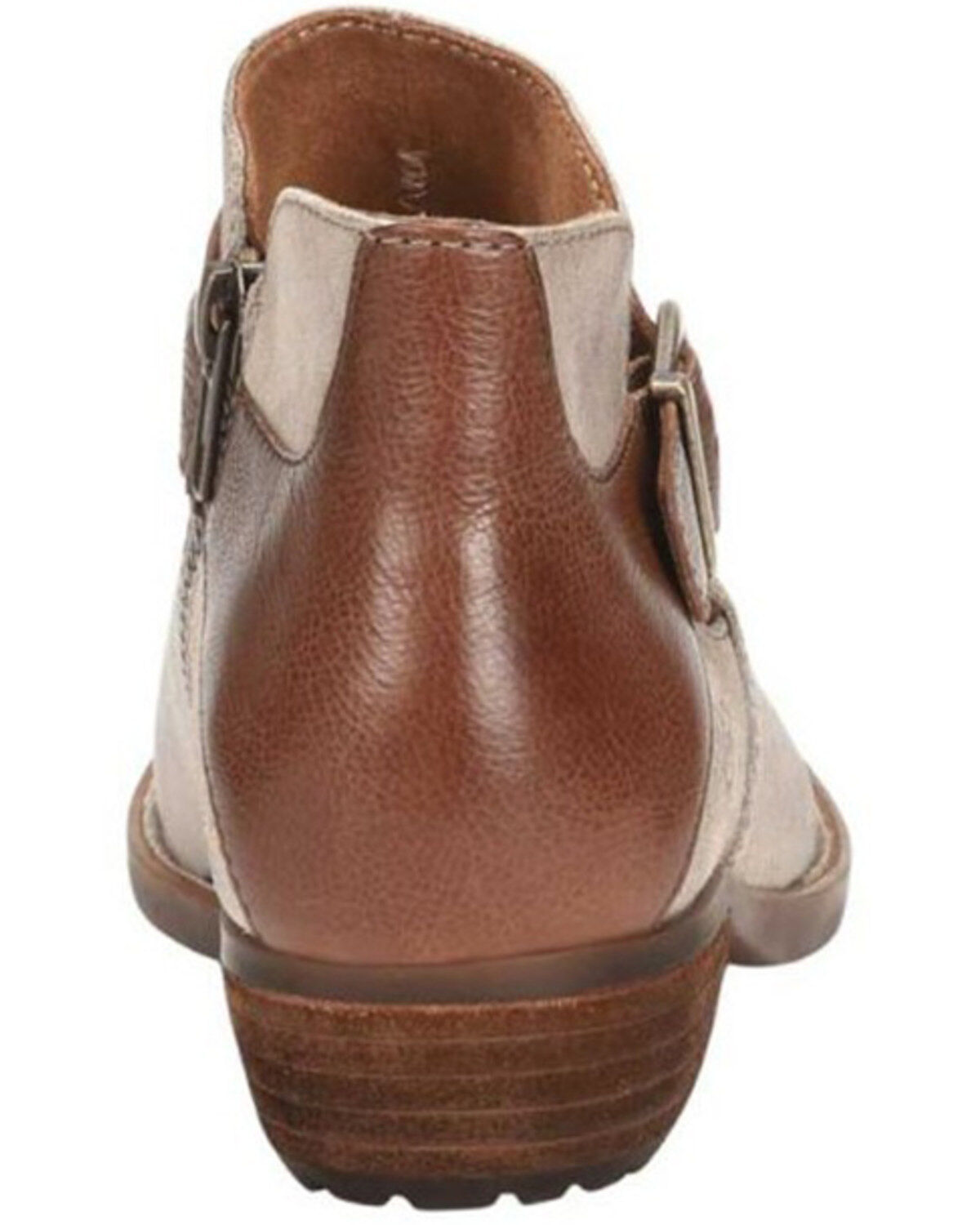Image #4 - Born Women's Katie Short Bootie - Round Toe, Cream, hi-res