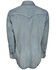 Image #2 - STS Ranchwear Men's Mcrea Denim Washed Long Sleeve Western Shirt, Blue, hi-res