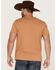 Rock & Roll Denim Men's Bull Skull Desert Graphic Short Sleeve T-Shirt , Mustard, hi-res